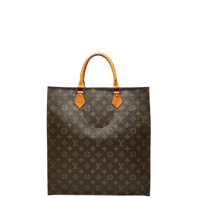 ルイ ヴィトン モノグラム サックプラ ハンドバッグ トートバッグ M51140 ブラウン PVC レザー レディース LOUIS VUITTON 【中古】 45,370円