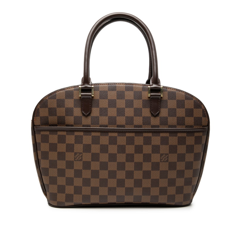 ルイ ヴィトン ダミエ サリア オリゾンタル ハンドバッグ N51282 ブラウン PVC レザー レディース LOUIS VUITTON 【中古】