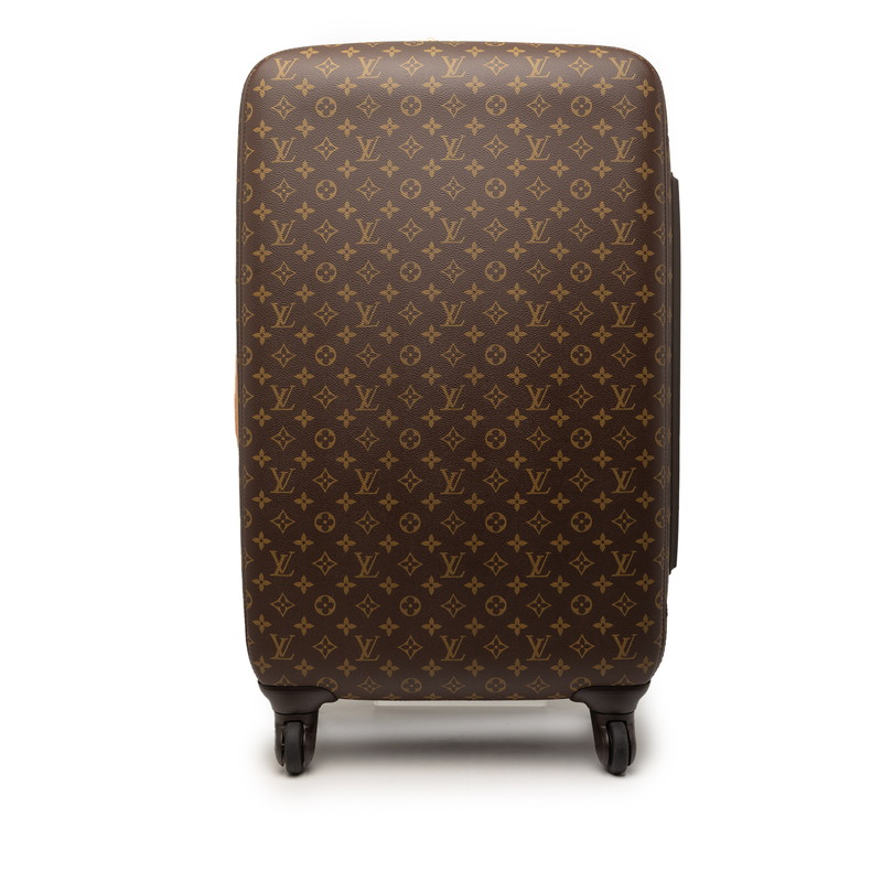 ルイ ヴィトン モノグラム ゼフィール70 スーツケース M23031 ブラウン PVC レザー レディース LOUIS VUITTON 【中古】