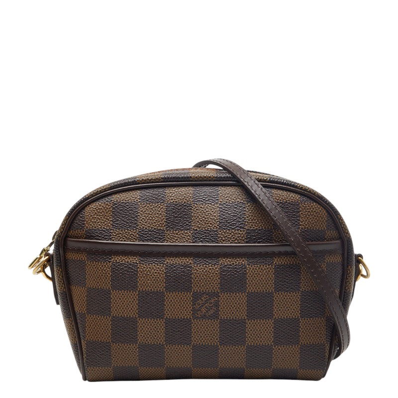 ルイ ヴィトン ダミエ ポシェット イパネマ 斜め掛け ショルダーバッグ N51296 ブラウン PVC レザー レディース LOUIS VUITTON 【中古】 50,880円