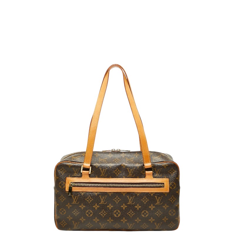 ルイ ヴィトン モノグラム シテGM ショルダーバッグ M51181 ブラウン PVC レザー レディース LOUIS VUITTON 【中古】