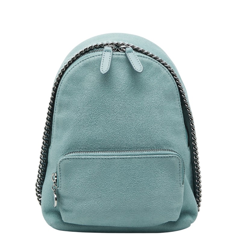 ステラマッカートニー ファラベラ SM リュック デイパック バックパック 468908 ブルー系 スウェード レディース Stella McCartney 【中古】