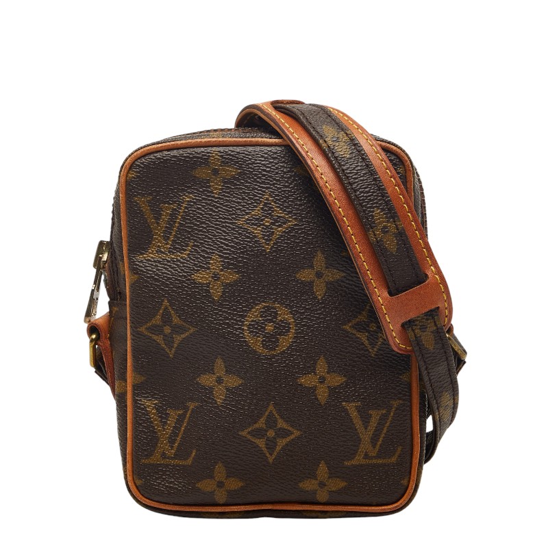 ルイ ヴィトン モノグラム ミニダヌーブ ショルダーバッグ M45268 ブラウン PVC レザー レディース LOUIS VUITTON 【中古】|【銀座パリス】 店
