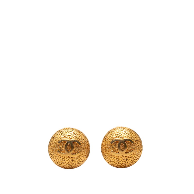 シャネル ココマーク ヴィンテージ イヤリング ゴールド メッキ レディース CHANEL 【中古】