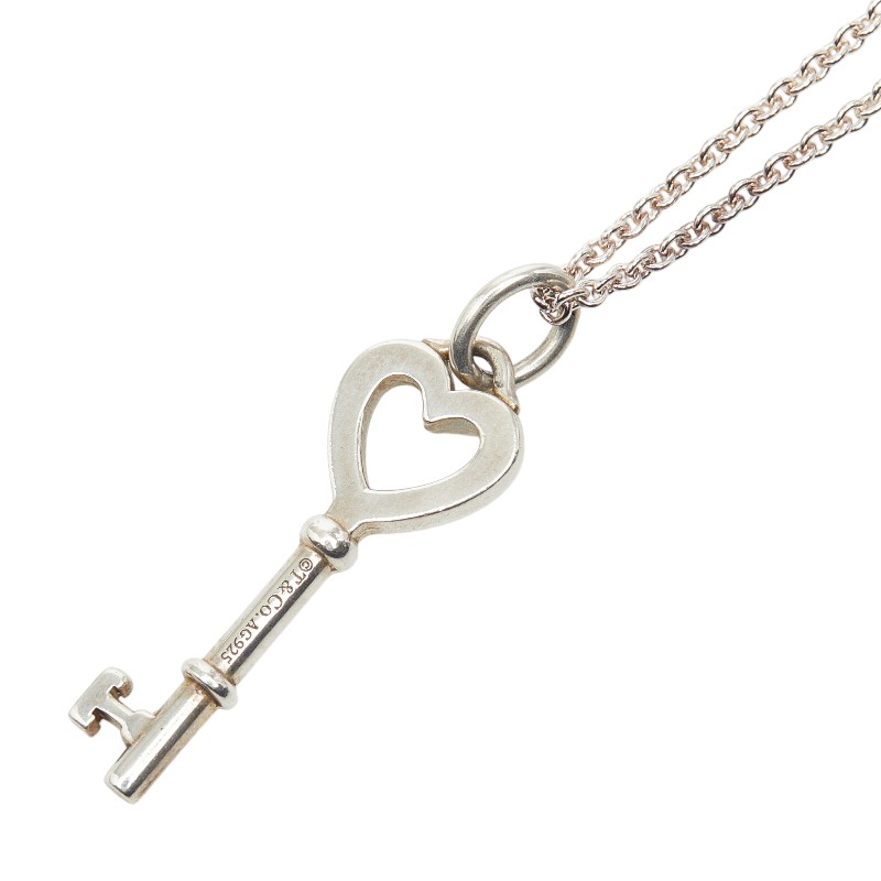 ティファニー ハート キー 鍵 モチーフ SV925 シルバー レディース TIFFANY&Co. 【中古】｜【銀座パリス】　店