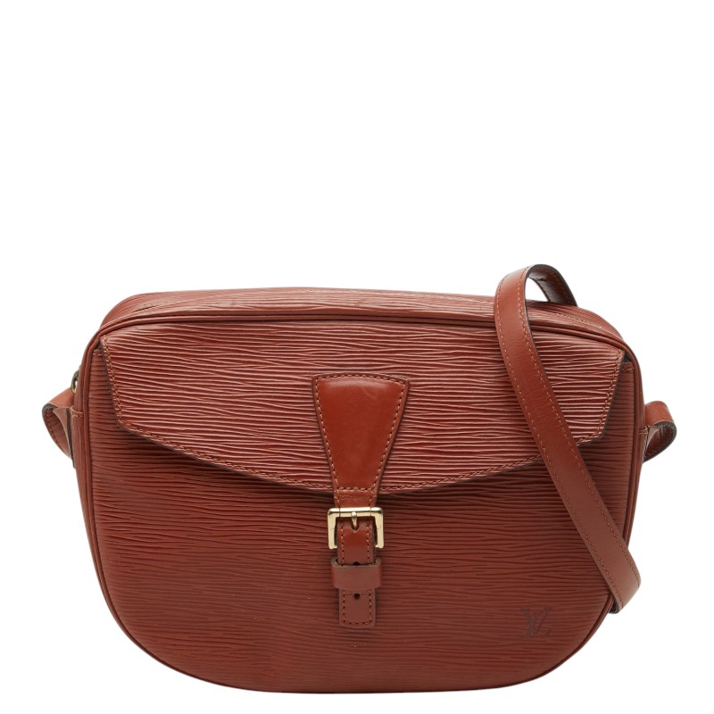 ルイ ヴィトン エピ ジュヌ・フィーユ 斜め掛け ショルダーバッグ M52153 ブラウン レザー レディース LOUIS VUITTON 【中古】