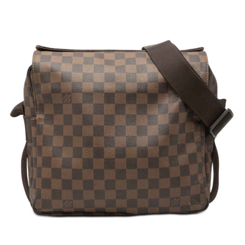 ルイ ヴィトン ダミエ ナヴィグリオ ショルダーバッグ N45255 ブラウン PVC レディース LOUIS VUITTON 【中古】