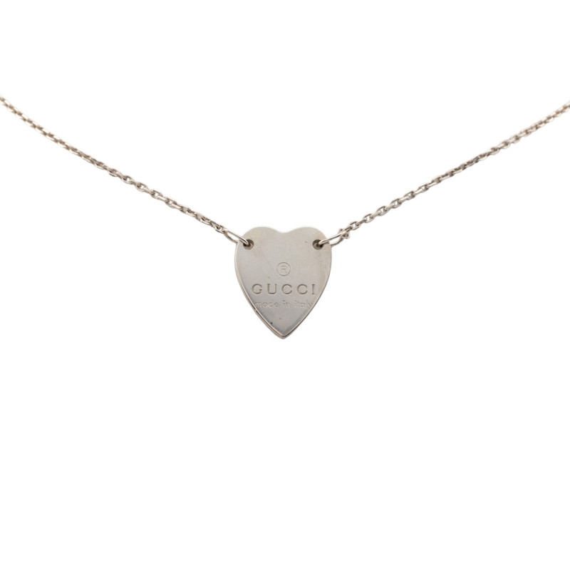 グッチ ハート ネックレス SV925 シルバー レディース GUCCI 【中古】
