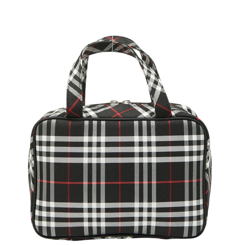 バーバリー ノバチェック ハンドバック 黒いこと ナイロン レディース BURBERRY 【中古】