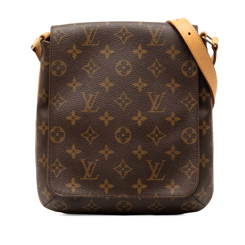 ルイ ヴィトン モノグラム ミュゼットサルサ ショート ショルダーバッグ M51258 ブラウン PVC レザー レディース LOUIS VUITTON 【中古】｜【銀座パリス】　店