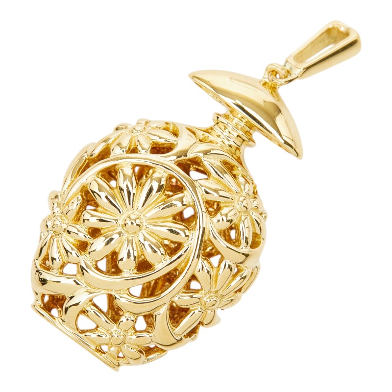 ミキモト K18YG イエローゴールド パフュームモチーフ ペンダントトップ ネックレス レディース MIKIMOTO 【中古】｜【銀座パリス】　店