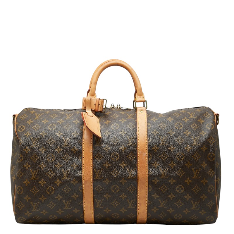ルイ ヴィトン モノグラム キーポル50 ボストンバッグ M41426 ブラウン PVC レザー レディース LOUIS VUITTON 【中古】|【銀座パリス】 店