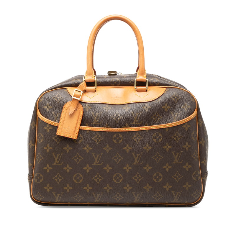 ルイ ヴィトン モノグラム ドーヴィル ハンドバッグ M47270 ブラウン PVC レザー レディース LOUIS VUITTON 【中古】｜【銀座パリス】　店