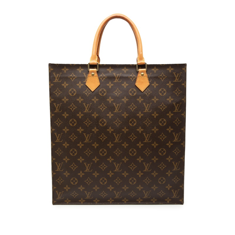 ルイ ヴィトン モノグラム サックプラ ハンドバッグ トートバッグ M51140 ブラウン PVC レザー レディース LOUIS VUITTON 【中古】|【銀座パリス】 店