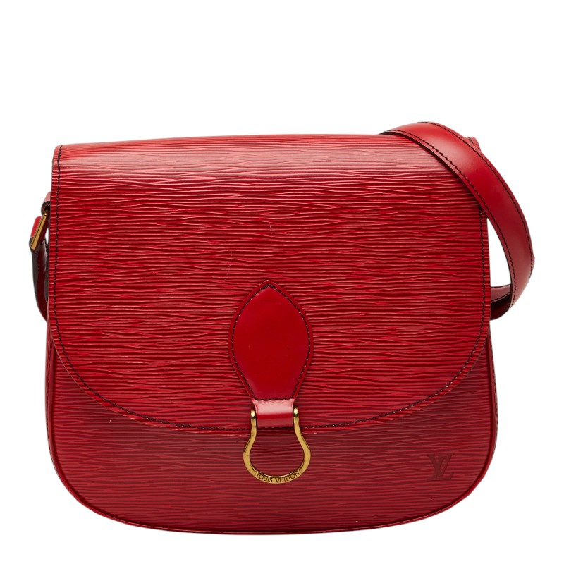 ルイ ヴィトン エピ サンクルー 斜め掛け ショルダーバッグ M52197 カスティリアンレッド レザー レディース LOUIS VUITTON 【中古】｜【銀座パリス】　店
