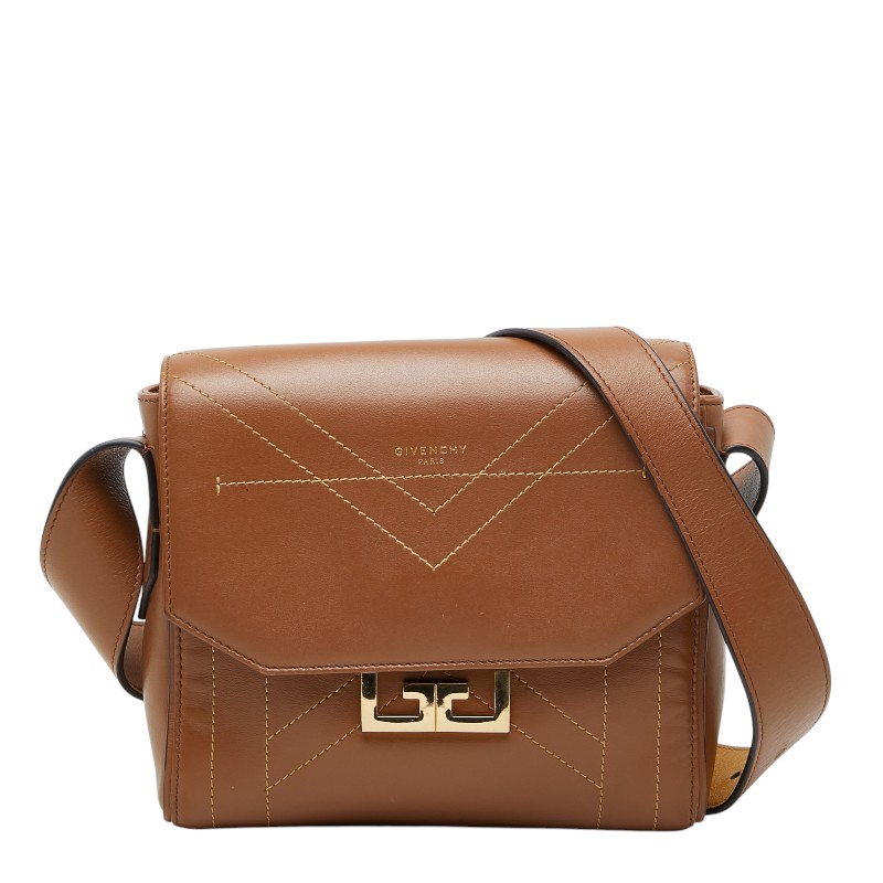 ジバンシー エデン スモール ワンショルダーバッグ ブラウン レザー レディース Givenchy 【中古】｜【銀座パリス】　店