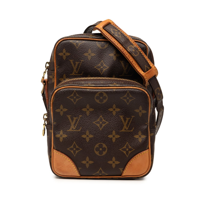 ルイ ヴィトン モノグラム アマゾン 斜め掛け ショルダーバッグ M45236 ブラウン PVC レザー レディース LOUIS VUITTON 【中古】｜【銀座パリス】　店