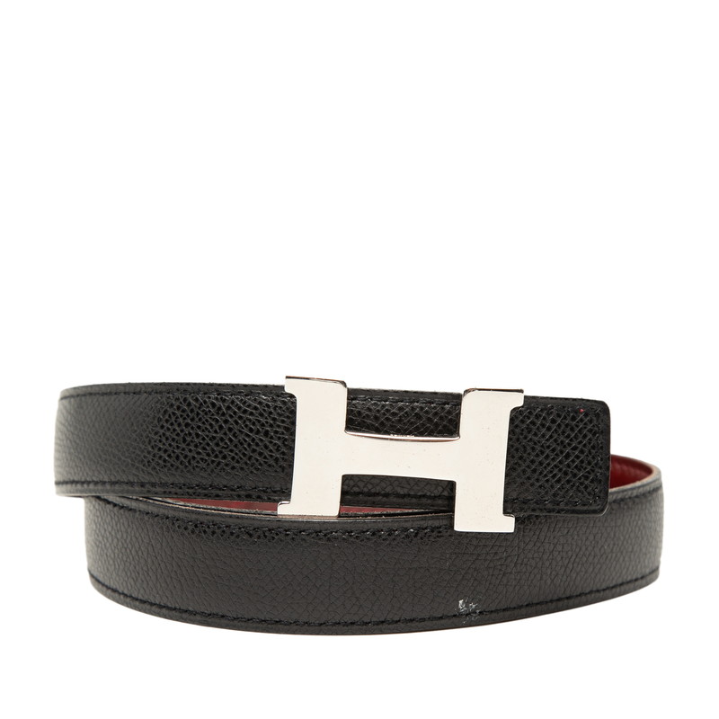 エルメス コンスタンス H三尺帯 三尺帯 大きさ80 黒いこと 赤いこと クシュベル レディース HERMES 【中古】