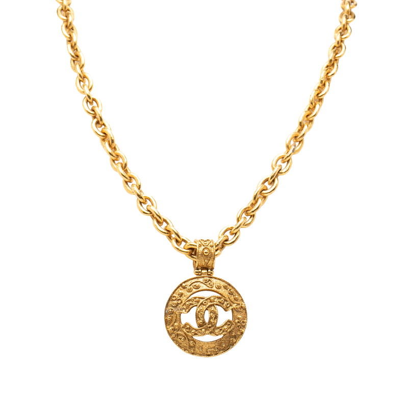 シャネル ココマーク チェーン ロング ネックレス メッキ レディース CHANEL 【中古】｜【銀座パリス】　店