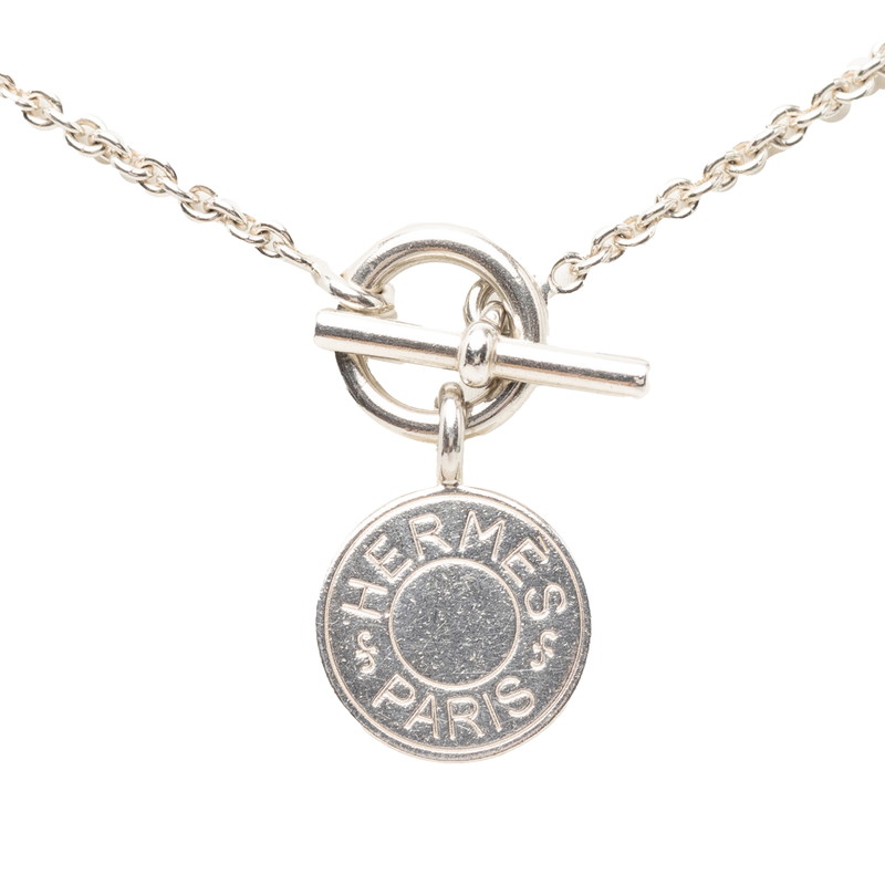 エルメス セリエ チェーン ペンダント ネックレス SV925 シルバー レディース HERMES 【中古】|【銀座パリス】 店