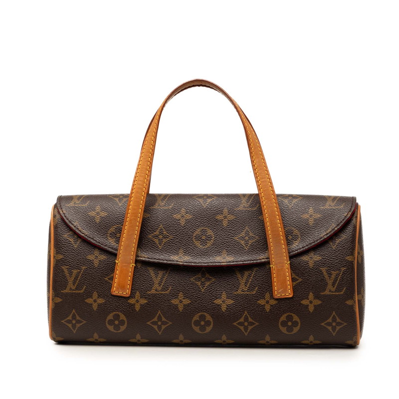 ルイ ヴィトン モノグラム ソナチネ ハンドバック M51902 赤銅色 PVC なめし革 レディース LOUIS VUITTON 【中古】