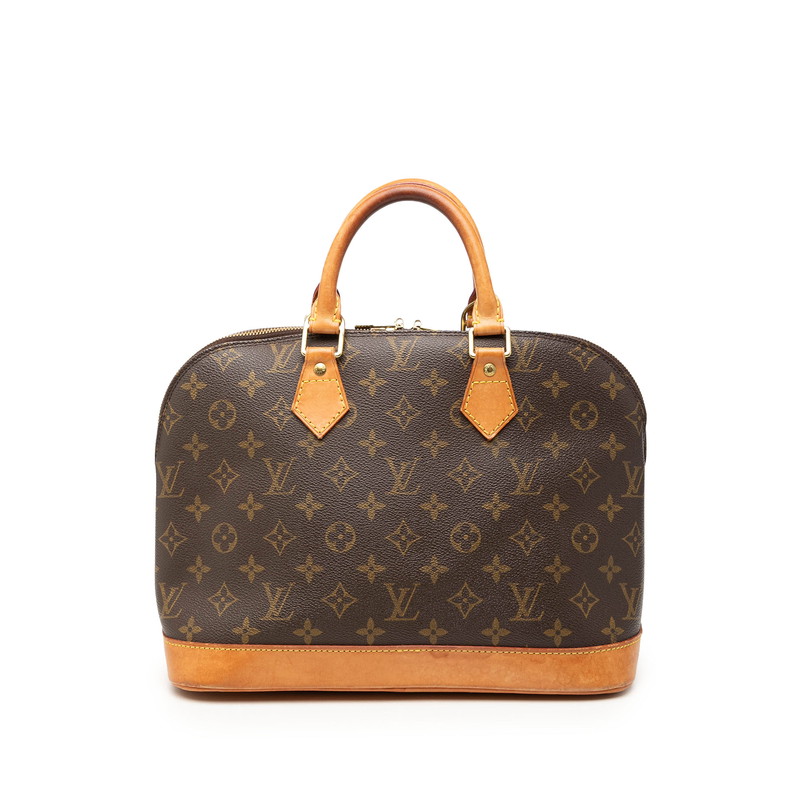 ルイ ヴィトン モノグラム アルマ ハンドバック M51130 赤銅色 PVC なめし革 レディース LOUIS VUITTON 【中古】