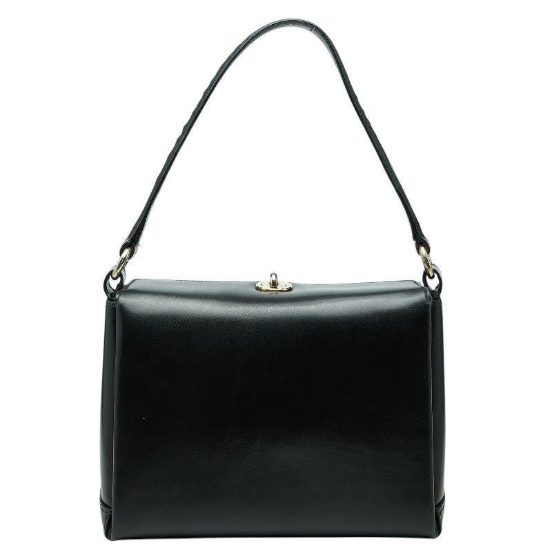 グッチ 下げ翼 壱ショルダーバッグ 000.110.0886 黒いこと なめし革 レディース GUCCI 【中古】