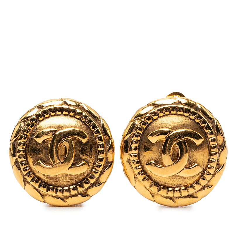 シャネル ココマーク ヴィンテージ イヤリング ゴールド メッキ レディース CHANEL 【中古】|【銀座パリス】 店