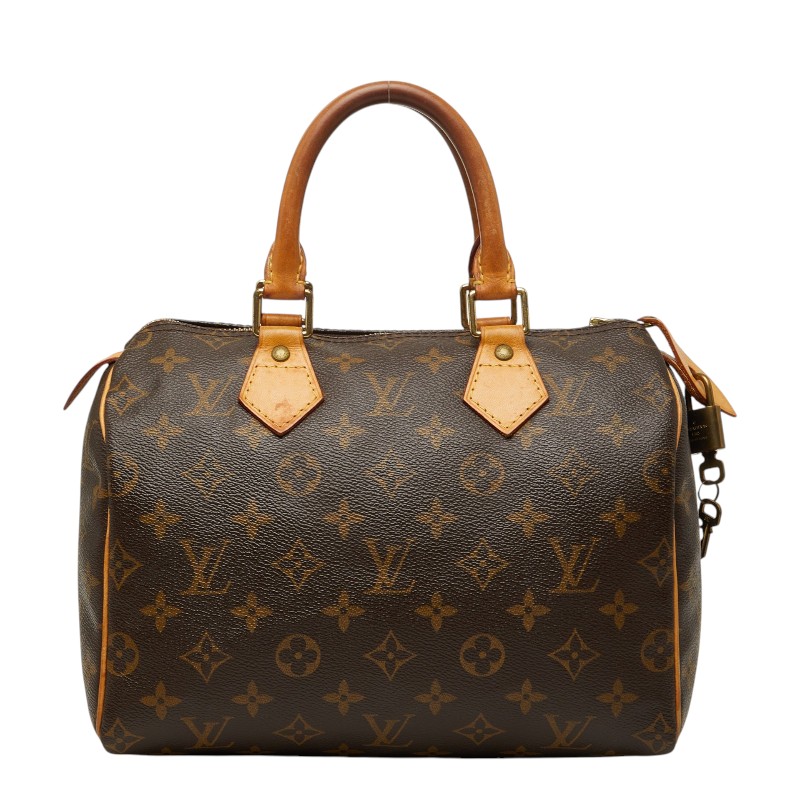 ルイ ヴィトン モノグラム スピーディ25 ミニボストンバッグ ハンドバッグ M41528 ブラウン PVC レザー レディース LOUIS VUITTON 【中古】|【銀座パリス】 店