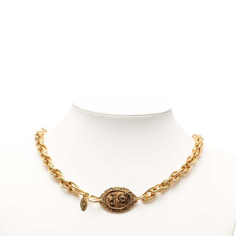 シャネル ココマーク チェーン ネックレス ゴールド メッキ レディース CHANEL 【中古】|【銀座パリス】 店