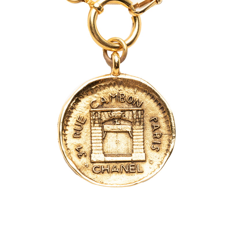 シャネル 31 RUE CAMBON カンボン ヴィンテージ ローグ チェーン ネックレス ゴールド メッキ レディース CHANEL 【中古】|【銀座パリス】 店