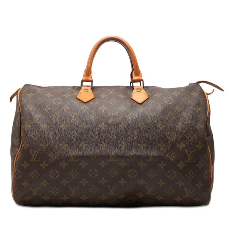 ルイ ヴィトン モノグラム スピーディ40 ハンドバッグ ボストンバッグ M41522 ブラウン PVC レザー レディース LOUIS VUITTON 【中古】|【銀座パリス】 店