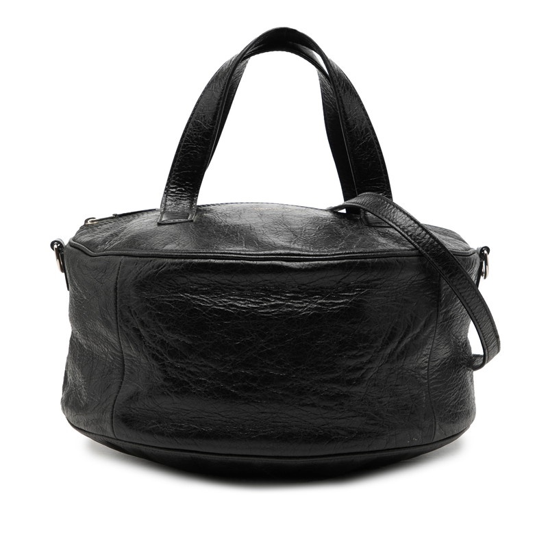 バレンシアガ エアホーボー ハンドバッグ ショルダーバッグ 2WAY 466844 ブラック レザー レディース BALENCIAGA 【中古】|【銀座パリス】 店