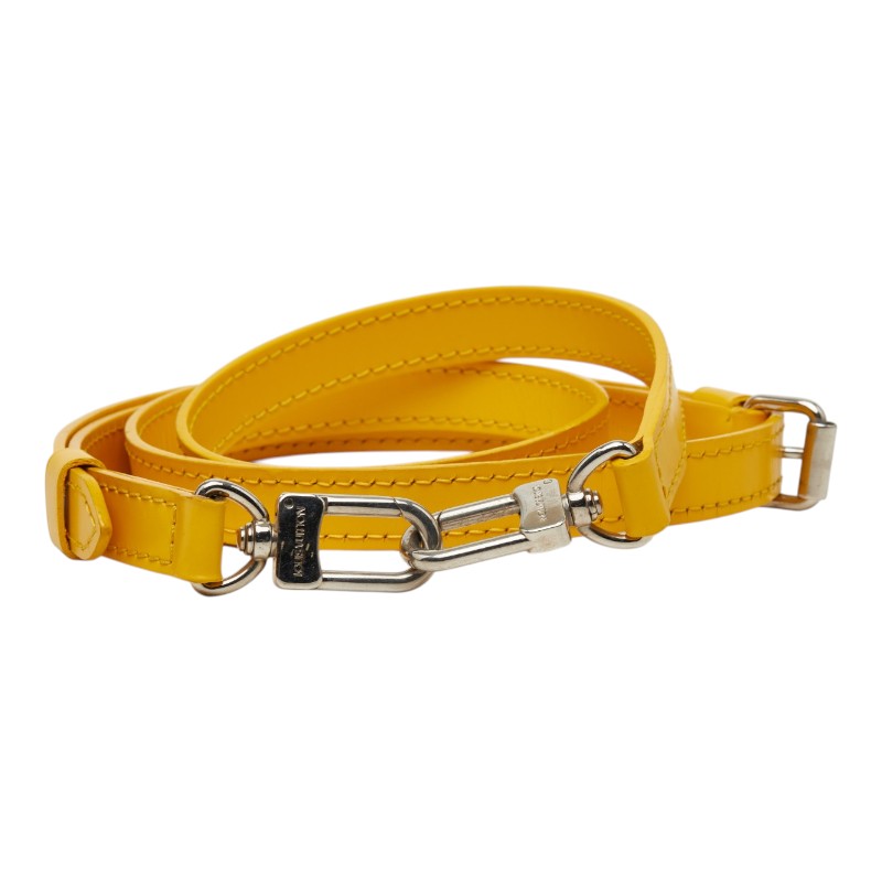 ルイ ヴィトン ショルダーストラップ イエロー レザー レディース LOUIS VUITTON 【中古】｜【銀座パリス】　店