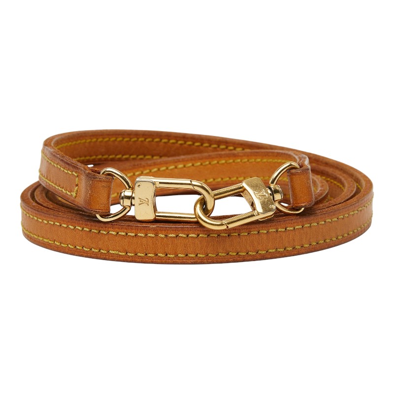 ルイ ヴィトン ショルダーストラップ ブラウン レザー レディース LOUIS VUITTON 【中古】｜【銀座パリス】　店