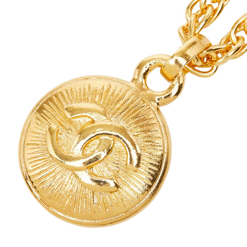 シャネル ココマーク ヴィンテージ チェーン ネックレス ペンダント ゴールド メッキ レディース CHANEL 【中古】|【銀座パリス】 店