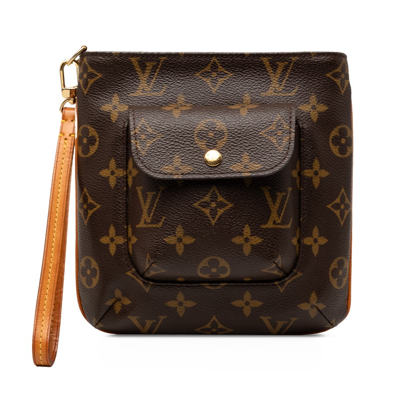 ルイ ヴィトン モノグラム パルティシオン アクセサリーポーチ M51901 ブラウン PVC レザー レディース LOUIS VUITTON 【中古】|【銀座パリス】 店