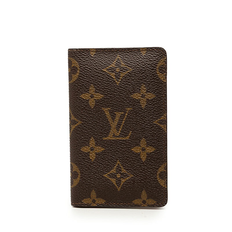 ルイ ヴィトン モノグラム カードケース 名刺入れ ブラウン PVC レザー レディース LOUIS VUITTON 【中古】｜【銀座パリス】　店