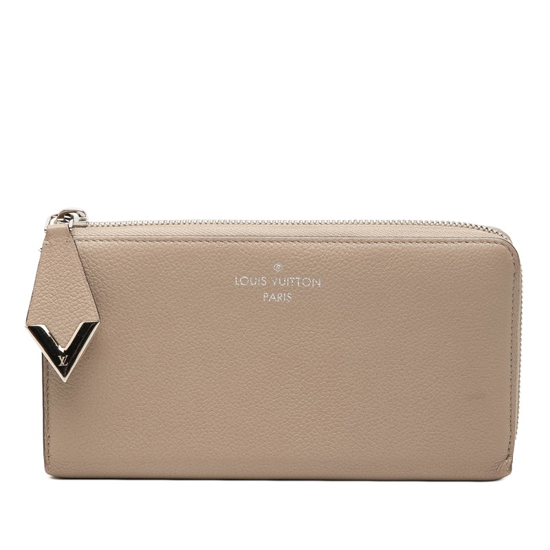 ルイ ヴィトン ポルトフォイユ コメット 長財布 M60147 ベージュ レザー レディース LOUIS VUITTON 【中古】｜【銀座パリス】　店