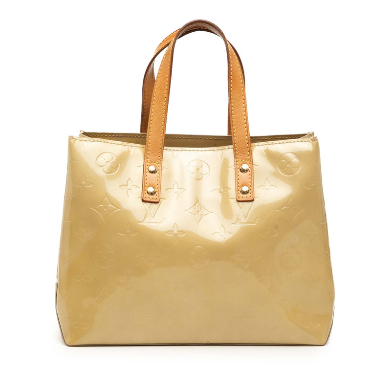 ルイ ヴィトン モノグラム ヴェルニ リードPM ハンドバッグ M91144 ベージュ系 パテントレザー レディース LOUIS VUITTON 【中古】｜【銀座パリス】　店 22,152円