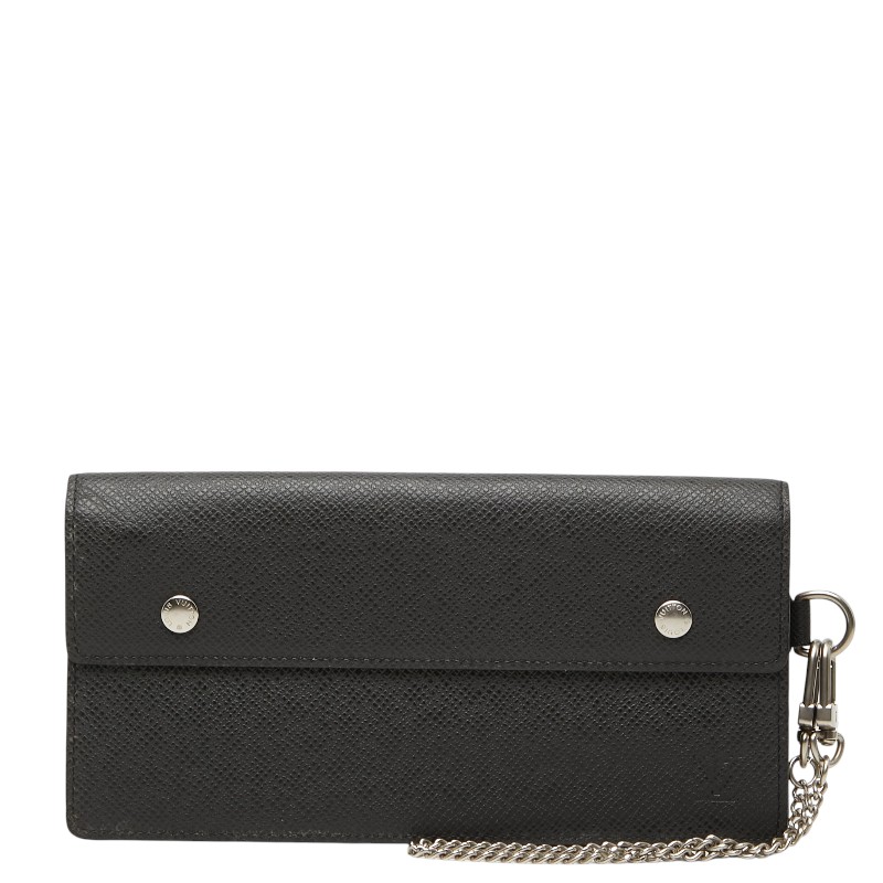 ルイ ヴィトン タイガ ポルトフォイユ アコルディオン 長財布 M30992 アルドワーズ ブラック PVC レザー レディース LOUIS VUITTON 【中古】|【銀座パリス】 店