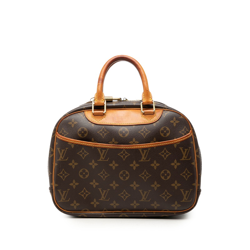 ルイ ヴィトン モノグラム トゥルーヴィル ハンドバッグ M42228 ブラウン PVC レザー レディース LOUIS VUITTON 【中古】|【銀座パリス】 店