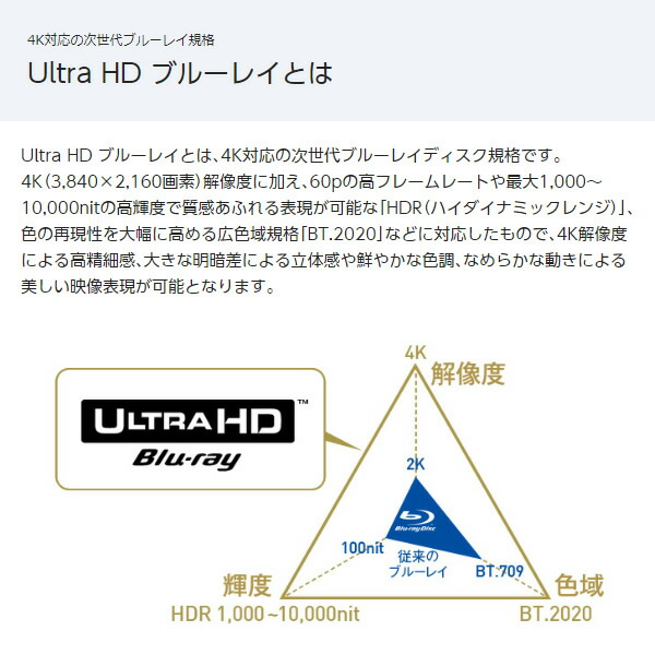 【キャッシュレス5%還元】パナソニックUltraHDブルーレイプレーヤーDP-UB45-K【KK9N0D18P】