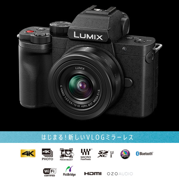 パナソニック ミラーレス 一眼レフ カメラ LUMIX 標準ズームレンズ