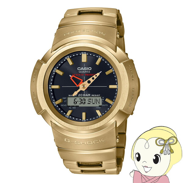 G-SHOCK カシオ CASIO ジーショック AWM-500 フルメタル ゴールド×ブラック AWM-500GD-9AJF【KK9N0D18P】