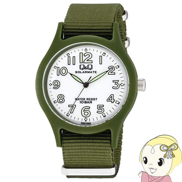 シチズン CITIZEN QQ キューアンドキュー ソーラー 腕時計 ナイロンベルト H062-004