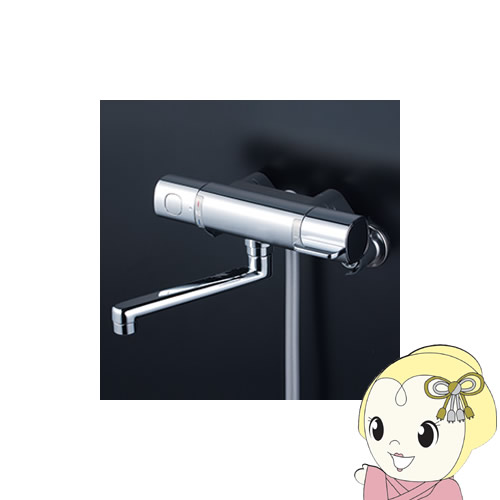 【4/18限定 ﾀﾞｲﾔﾓﾝﾄﾞ会員ならｴﾝﾄﾘｰで当店全品最大P8倍】【直送】 KVK サーモスタット式シャワー メッキワイドシャワーヘッド付 170mmパイプ付 FTB100KWFT【KK9N0D18P】 20,860円