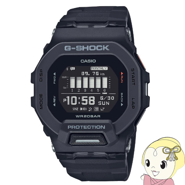 【6/5は継続期間制限事項ｸｰﾎﾟﾝふり出し】カシオ CASIO G-SHOCK ジーショック ウオッチ 20空圧雨合羽 G-SQUAD GBD-200-1JF【KK9N0D18P】