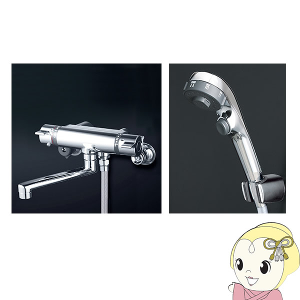 【4/18限定 ﾀﾞｲﾔﾓﾝﾄﾞ会員ならｴﾝﾄﾘｰで当店全品最大P8倍】KVK サーモスタット式シャワー・eシャワー・3wayワンストップ仕様 KF800TES【KK9N0D18P】