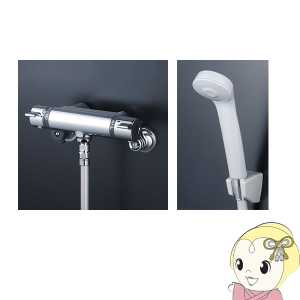 KVK サーモスタット式シャワー（シャワー専用型） KF800WTF【KK9N0D18P】｜ぎおん店
